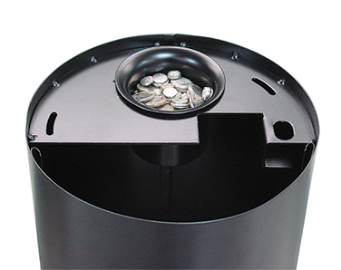 Contenidor especial de recollida per a piles botó